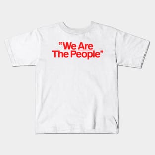 Travis Bickle ))(( Taxi Driver We Are the People Pin Kids T-Shirt